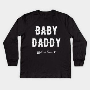 Baby daddy Kids Long Sleeve T-Shirt